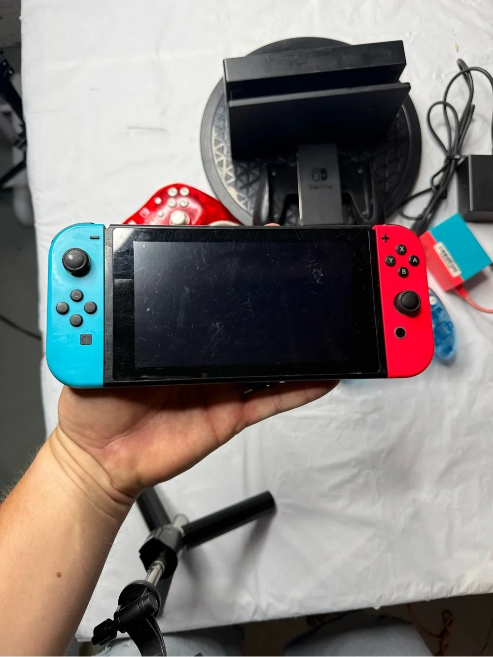 Nintendo Switch Console Bundle Dock Charger HDMI 2 Wired Controllers Tested